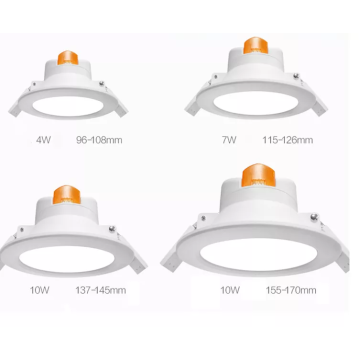 dimmable wifi down light,12w 6w optional